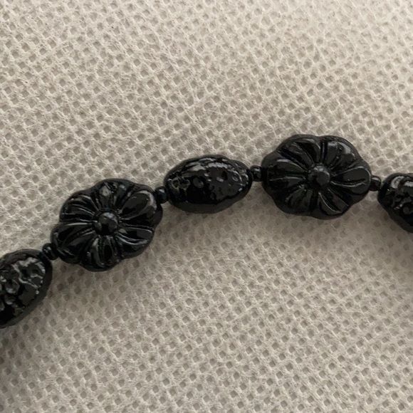 Long Black Necklace - Picture 2 of 3